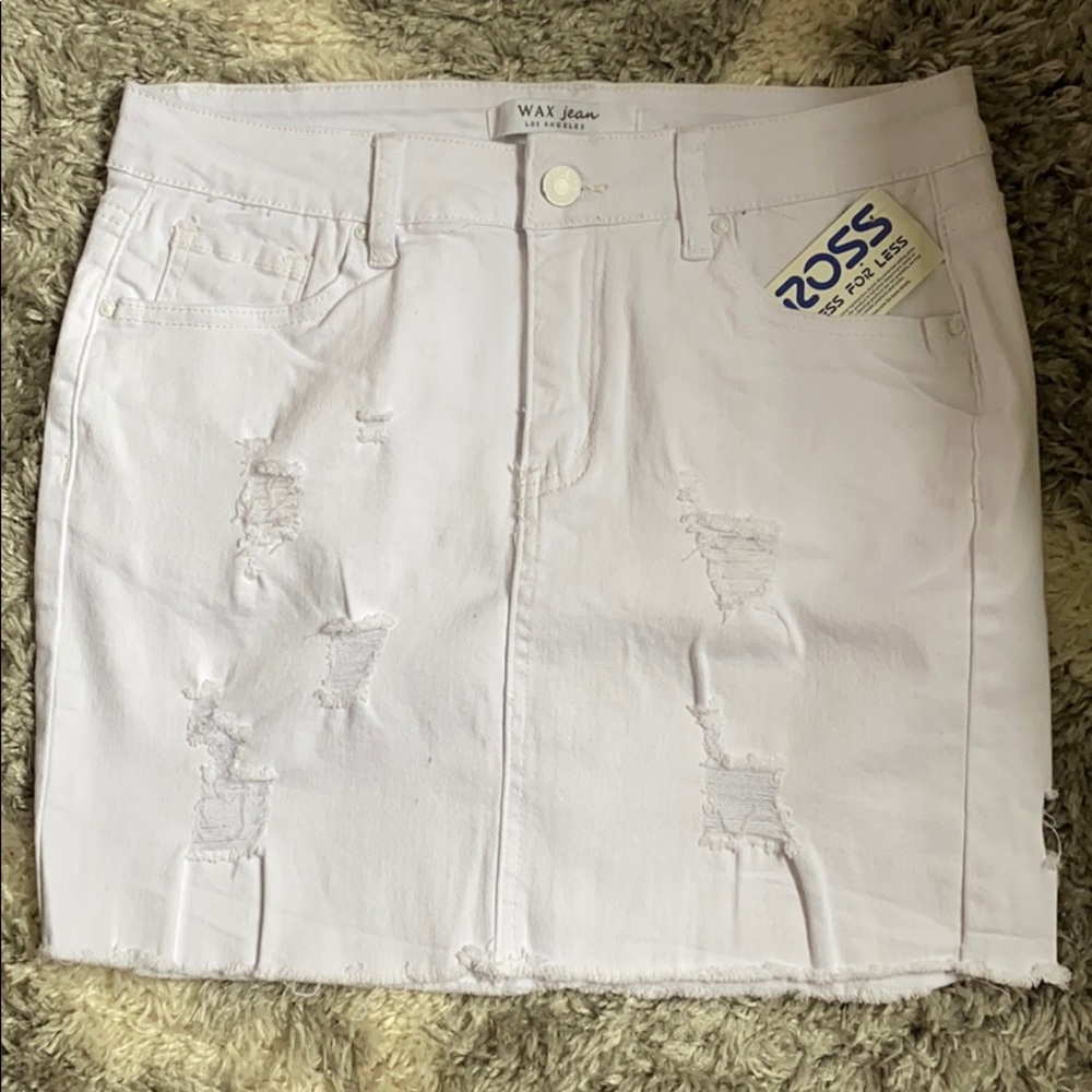 White skirt